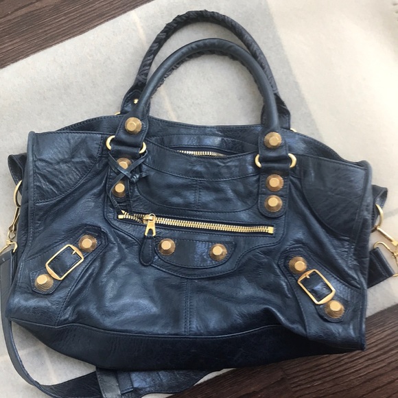 Balenciaga city navy blue Clearance